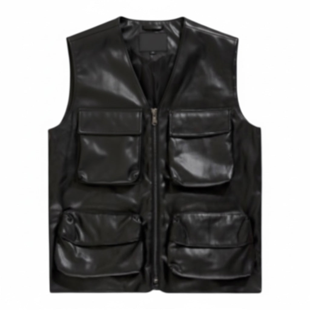 JORDAN CRAIG: PU Cargo Vest 4428